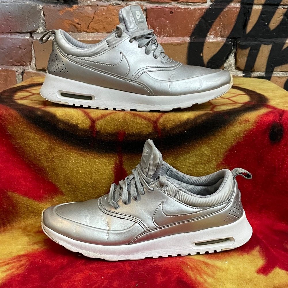 Nike Silver Athletic Sneakers